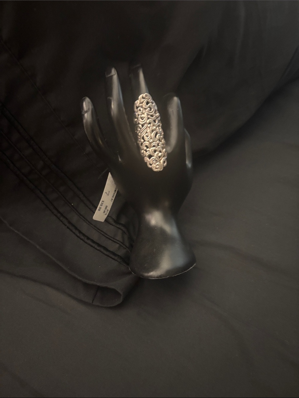 Sterling Silver Filigree Statement Ring